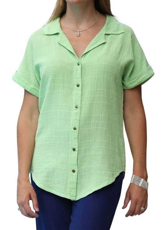 Ezze Wear - Ronnie Dotty Gauze Cotton Snap Shirt - Rack Hunt