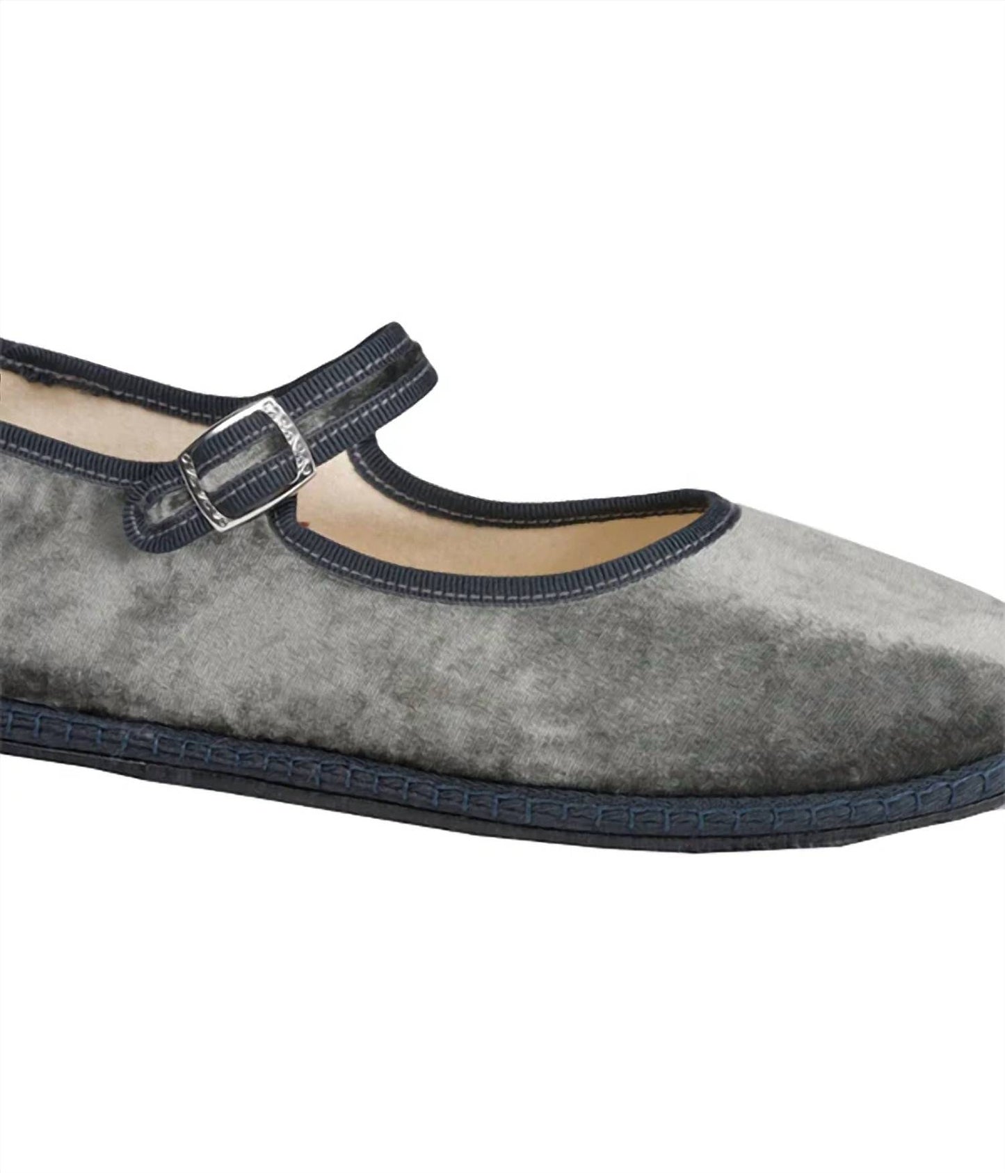 Women's Mary Jane Silk Velvet Shoe