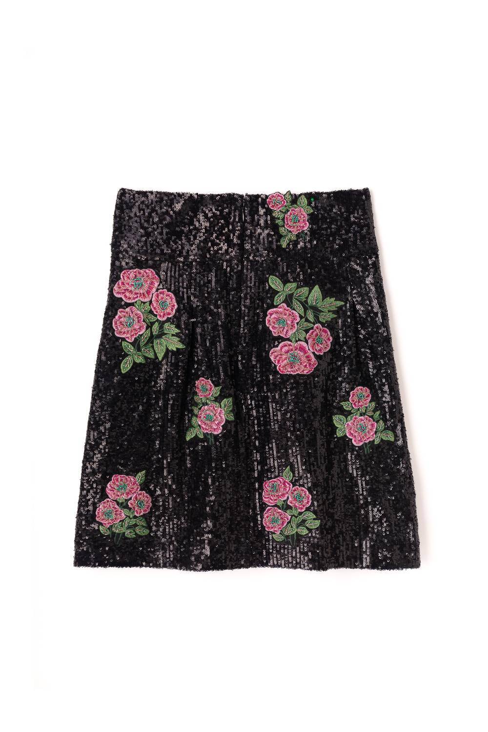 Sasha+Z - Women's Floral Sequins Skirt - Rack Hunt -