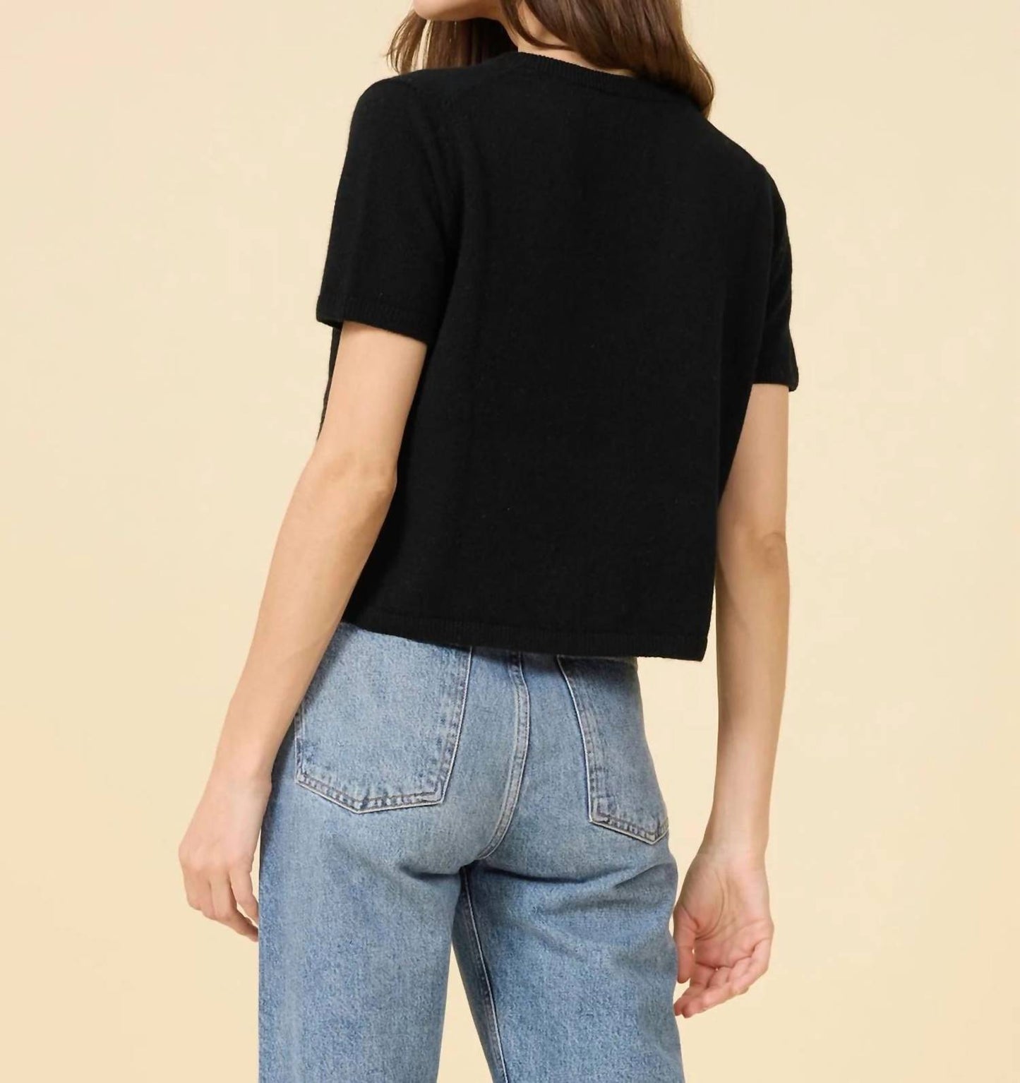 Kadri Cashmere V-neck Tee