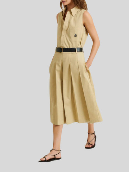 Elena Sleeveless Button Down Shirt