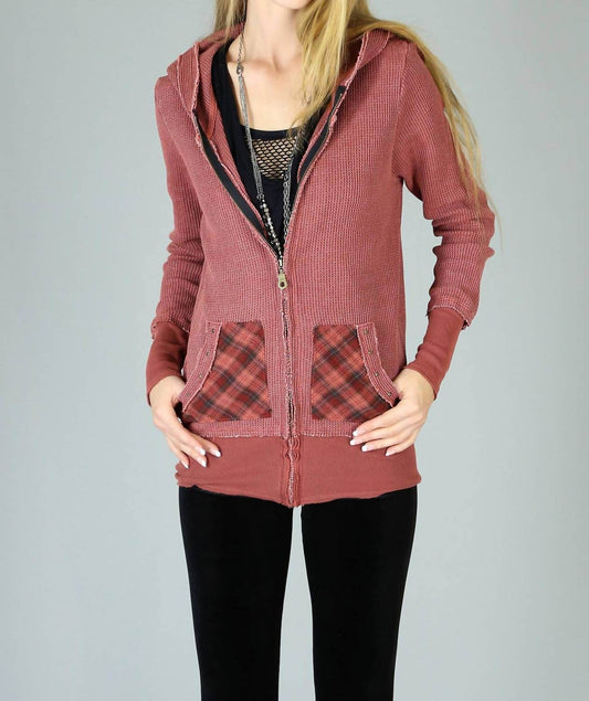 Tough Luv - 90's Seattle Thermal Tunic Hoodie - Rack Hunt -