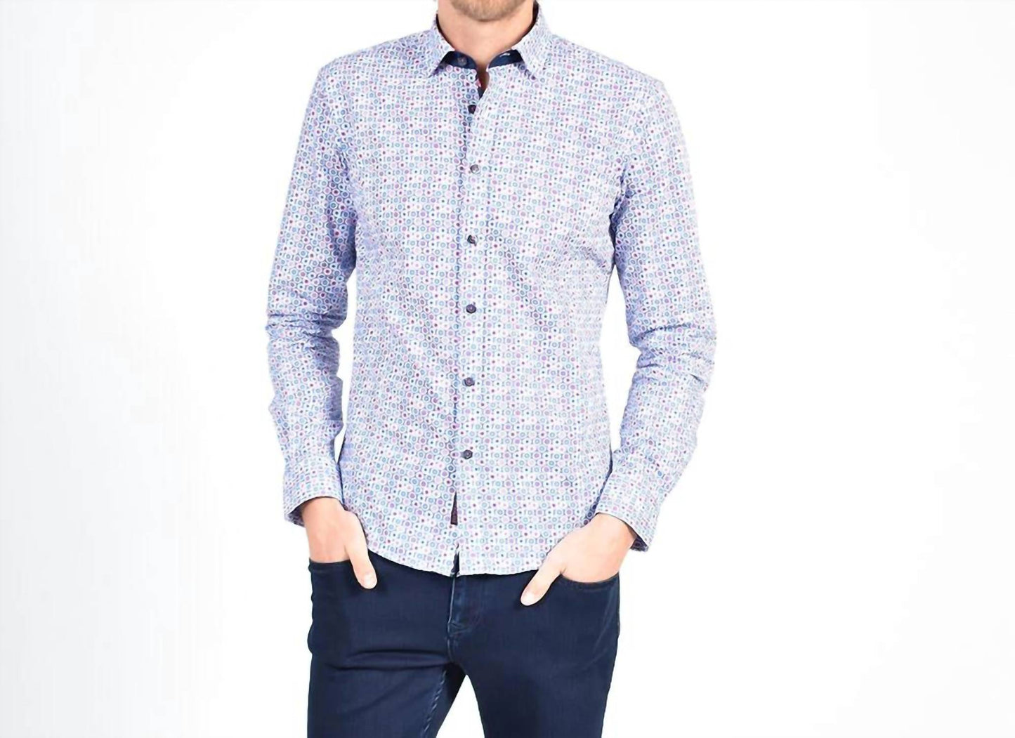 Retro Daisy Button Down Shirt