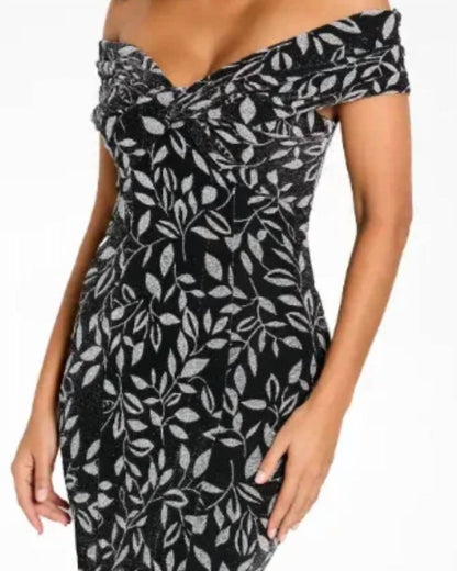 Off The Shoulder Evening Dress
