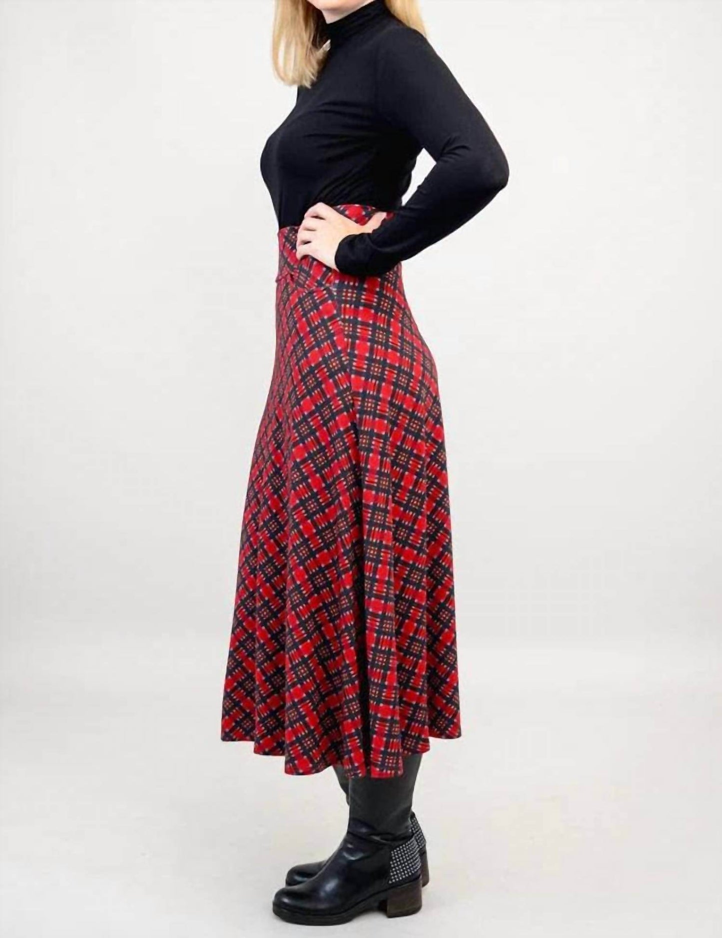Blue Sky Papers - Long Plaid Skirt - Rack Hunt -