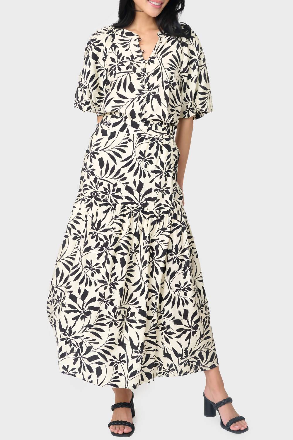 Playa Tiered Maxi Skirt