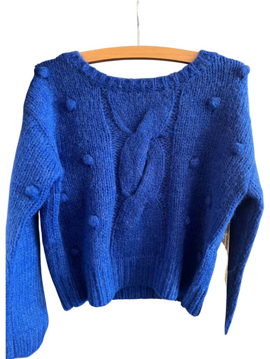 Central Park West Kids - Girl's Popcorn Cable Sweater - Rack Hunt -