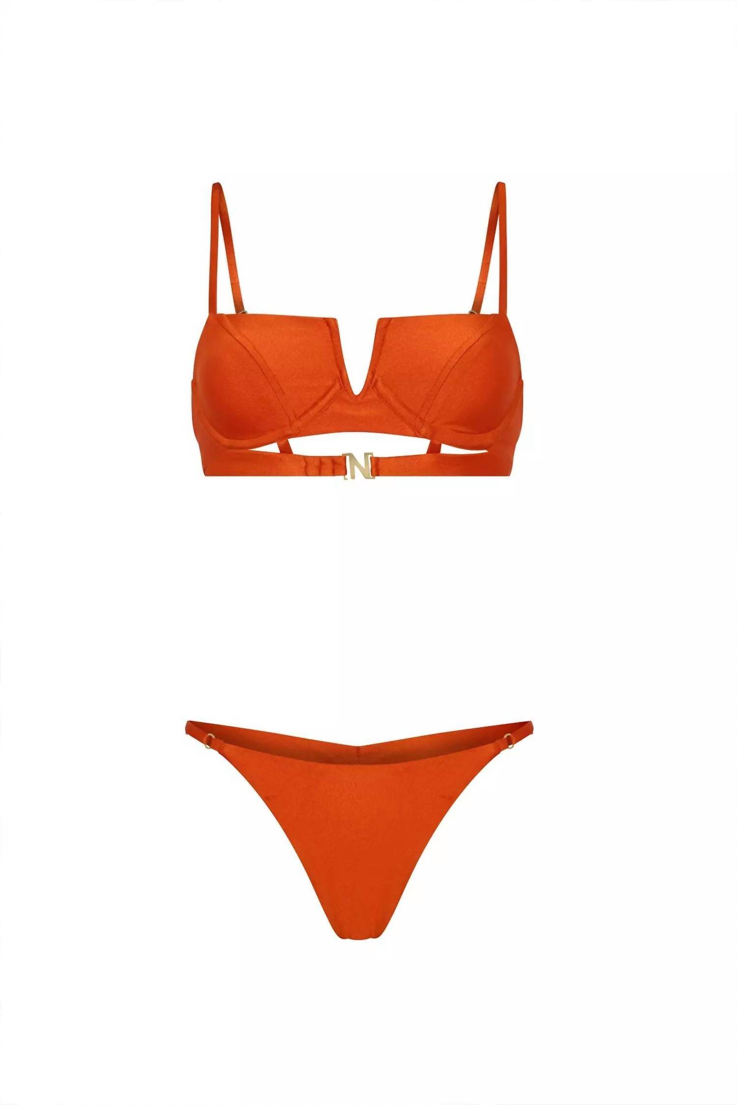 Nelblu - Era Brassiere-like Bikini Top And Bottom Set - Rack Hunt -