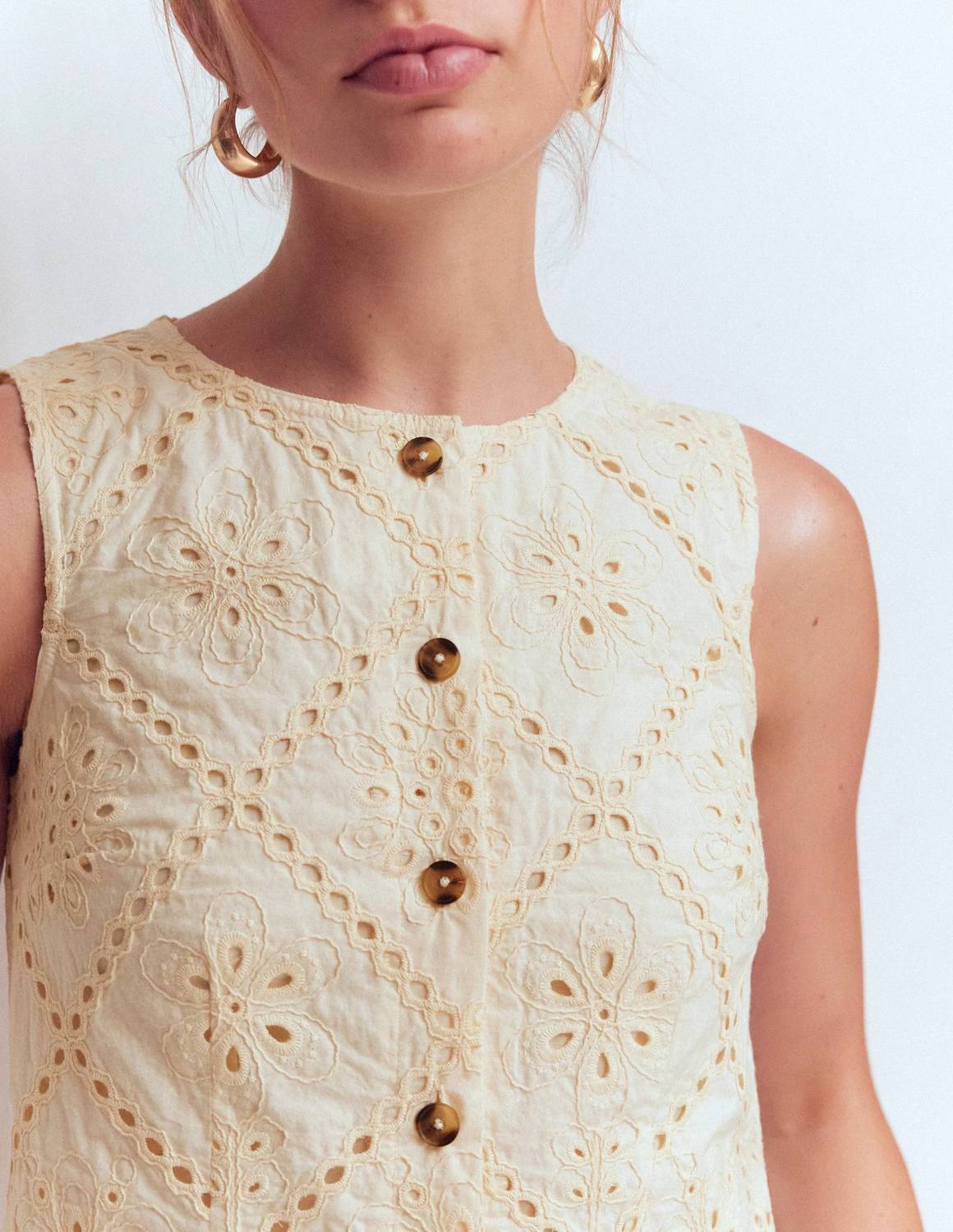 Andrea Cotton Shell Top