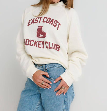 East Coast Hockey Club Raglan Crew Top