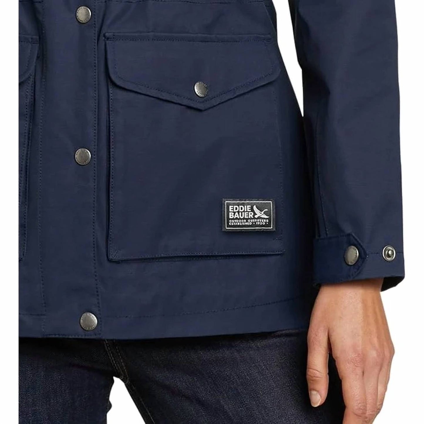 Charly Zip Up Hooded Warm Rain Jacket