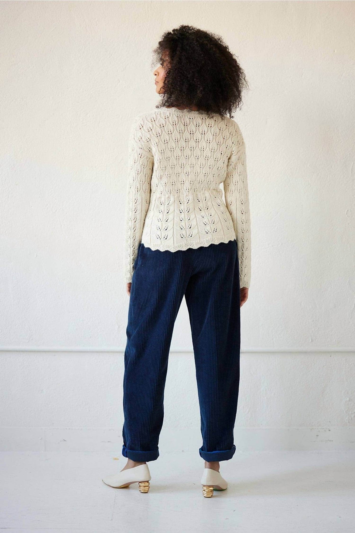 Rose Velvet - Emma V-neck Sweater - Rack Hunt -