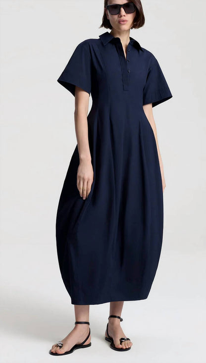 Della Stretch Cotton Midi Dress