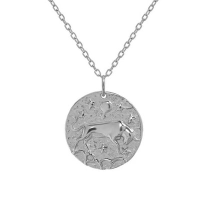 Love Local Jewelry - Women's Taurus Stier Zodiac Sign Necklace - Rack Hunt