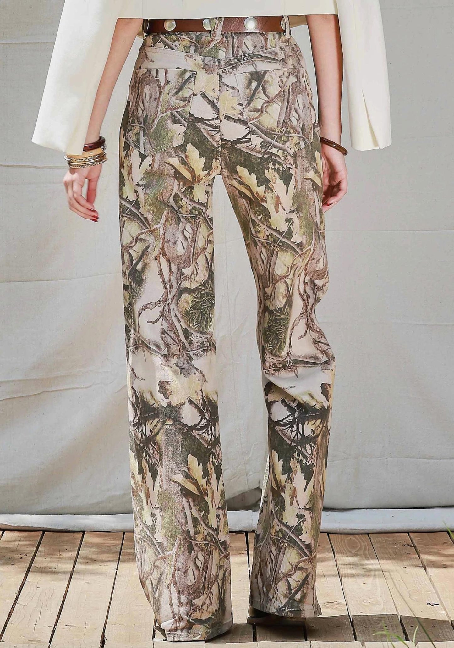 High-rise Wide Leg Jeans