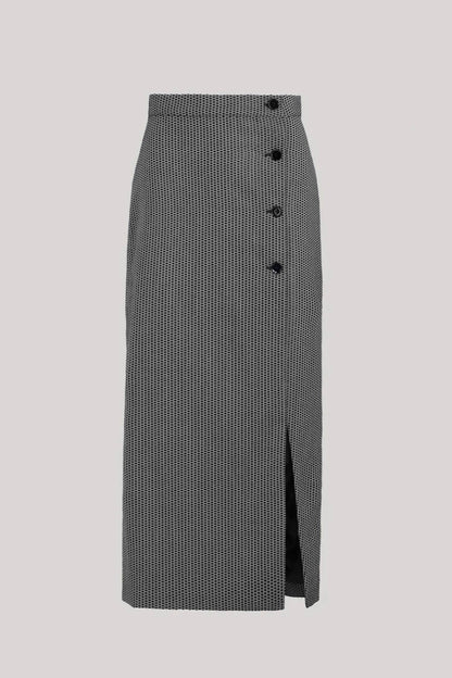 Sadie Wool And Silk Skirt
