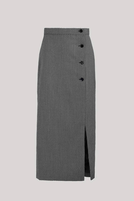 Sadie Wool And Silk Skirt