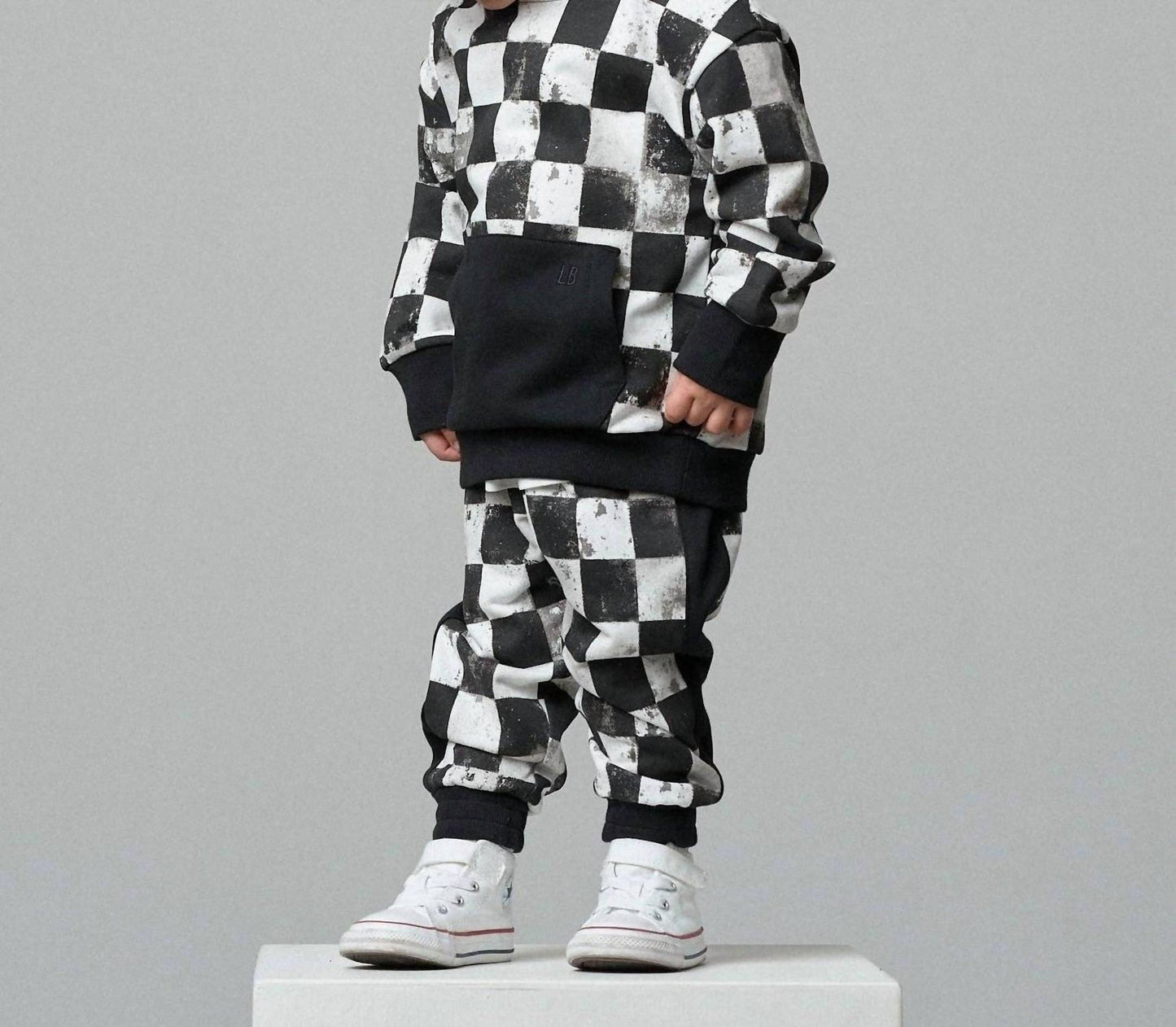 Kid's Checkered Hoodie