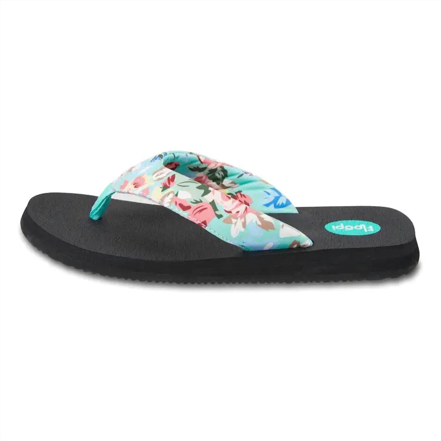 Floopi - Women's Isabella Yoga Mat Floral Flip Flop - Rack Hunt -