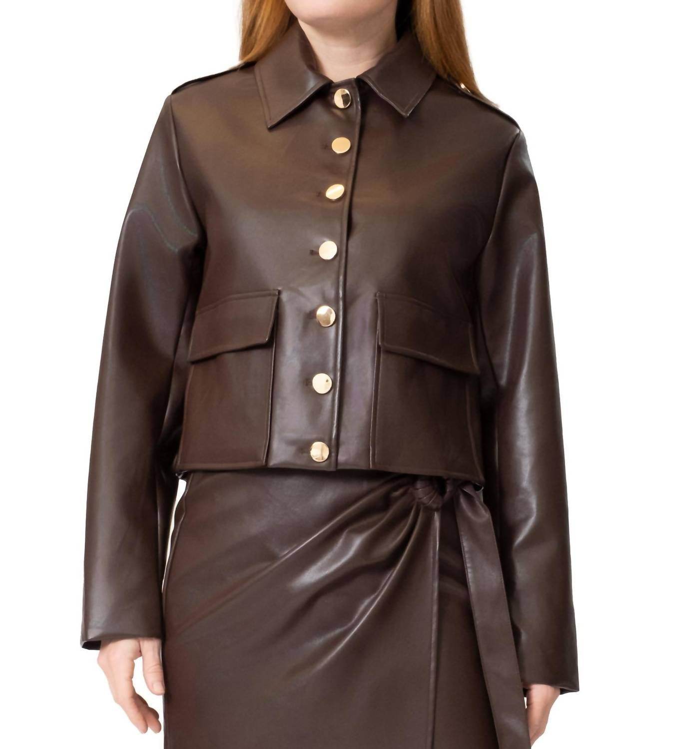 Area Stars - Fallon Faux Leather Jacket - Rack Hunt