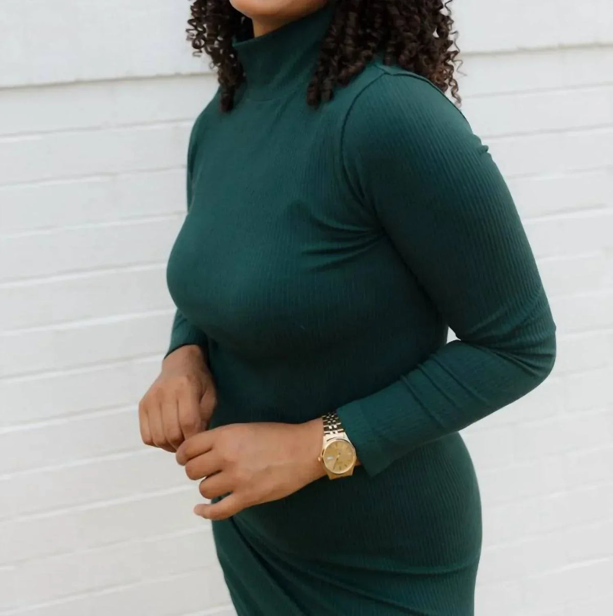Elietian - Long Sleeve Turtleneck Dress - Rack Hunt