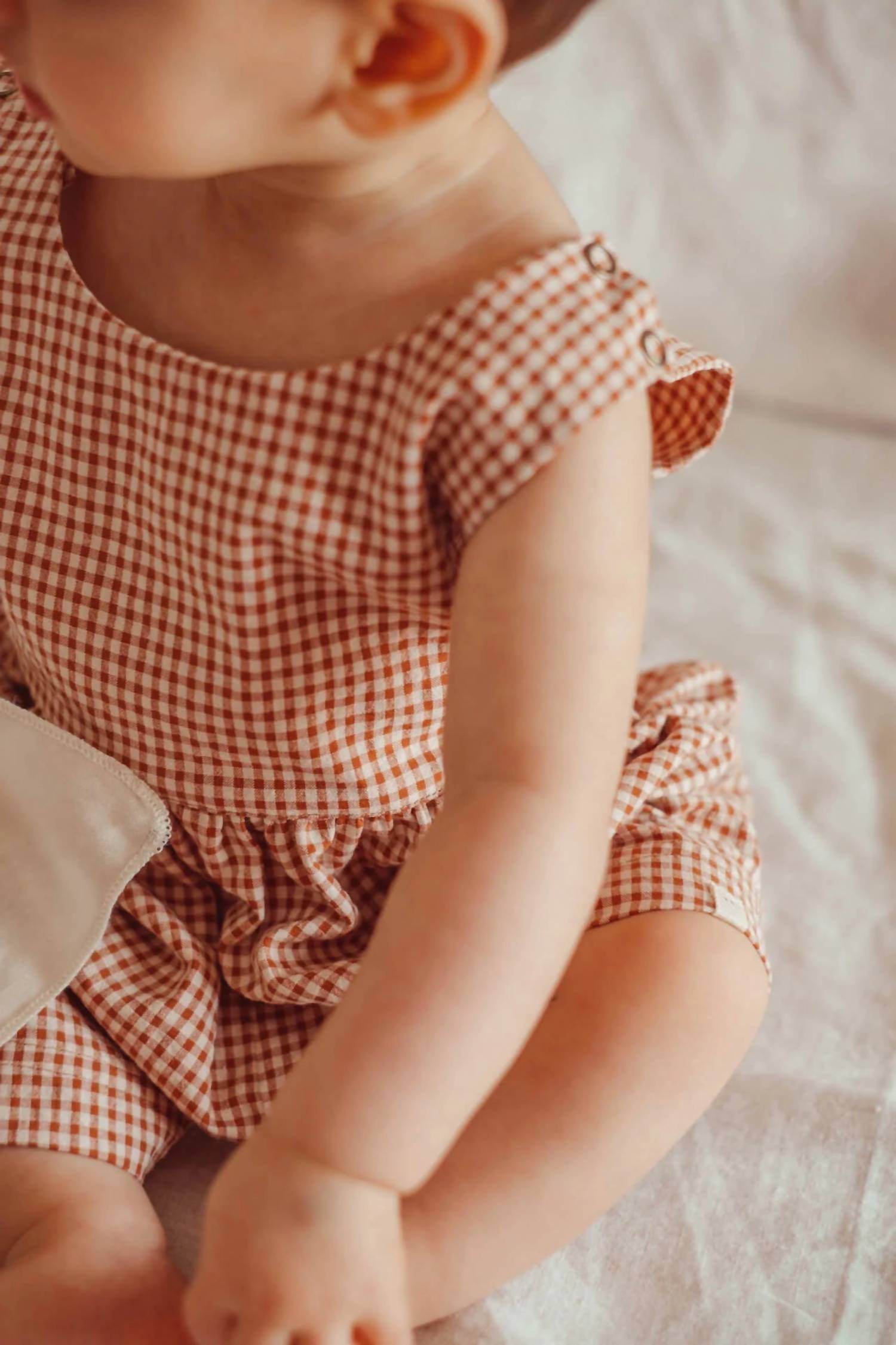 Möm(e) Portugal - Kid's Maria Luísa Check Jumpsuit - Rack Hunt -