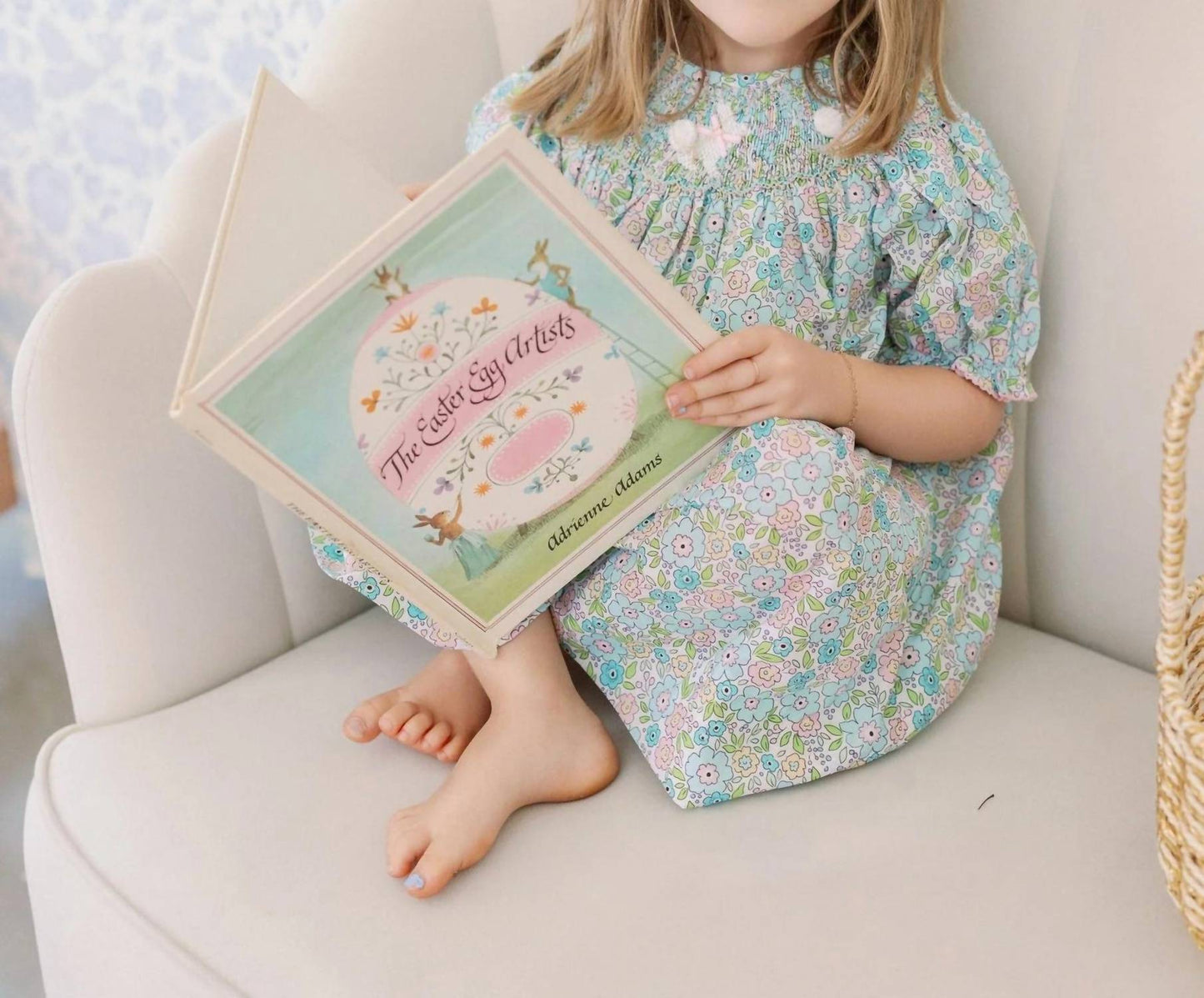 Kids Polly Bunny Smocked Dress