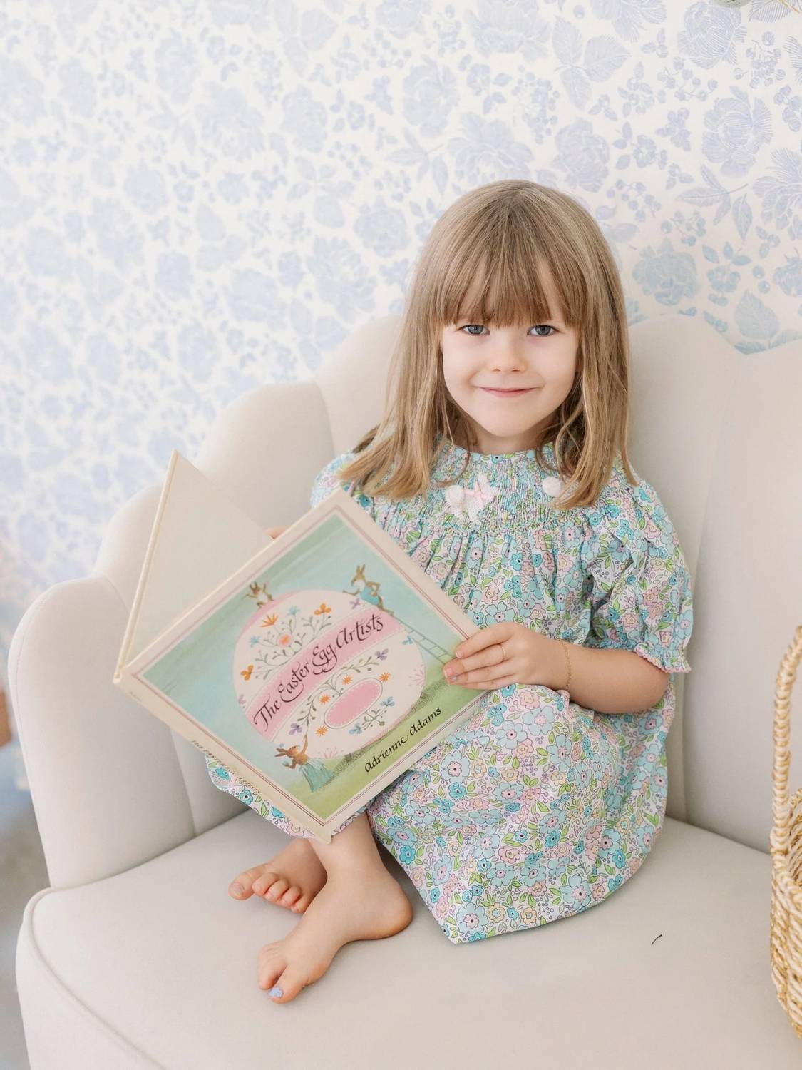 Kids Polly Bunny Smocked Dress