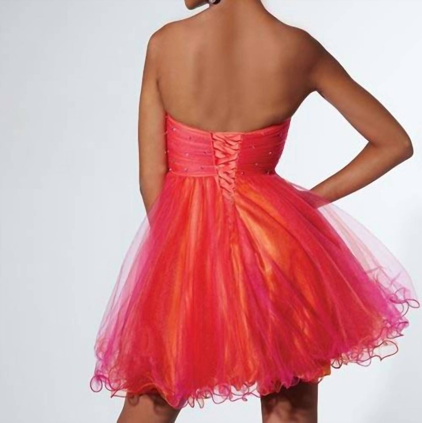Sweetheart Bodice Mini Dress