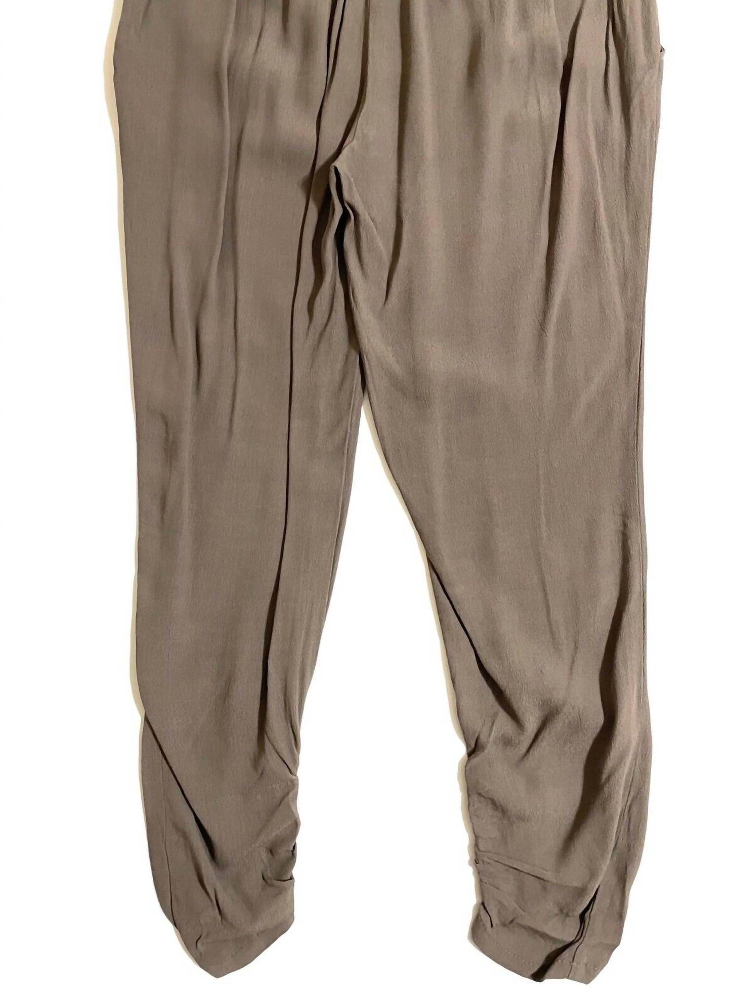 SOLD Design Lab - Women's Leather Waist Jogger Pants - Rack Hunt -