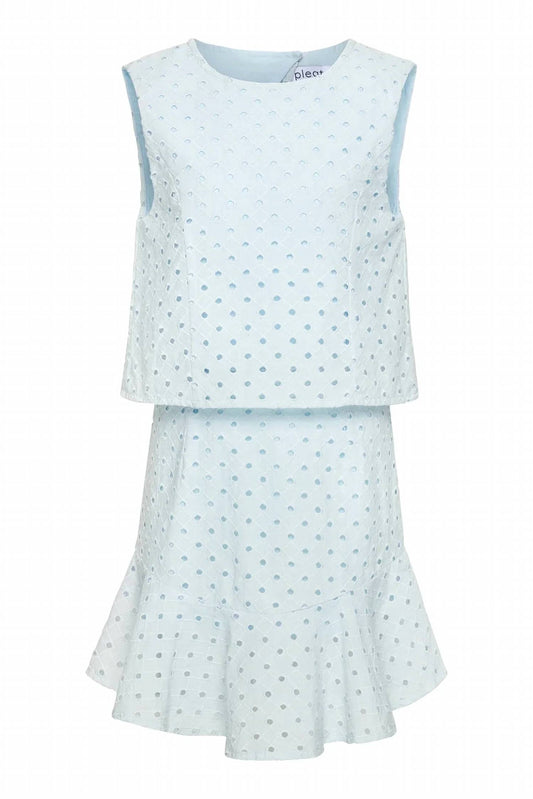 Girl's Cleo Eyelet Dress