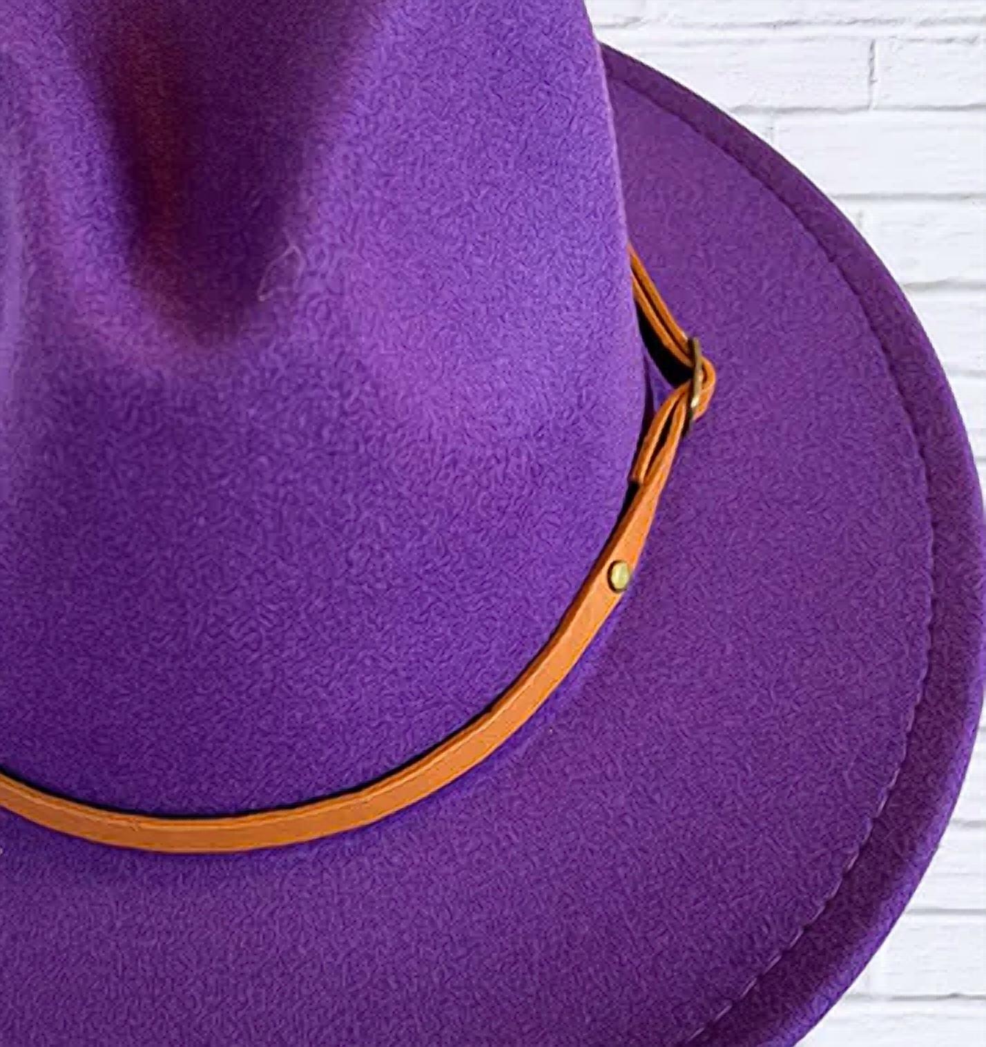Retro Flat Brim Hat