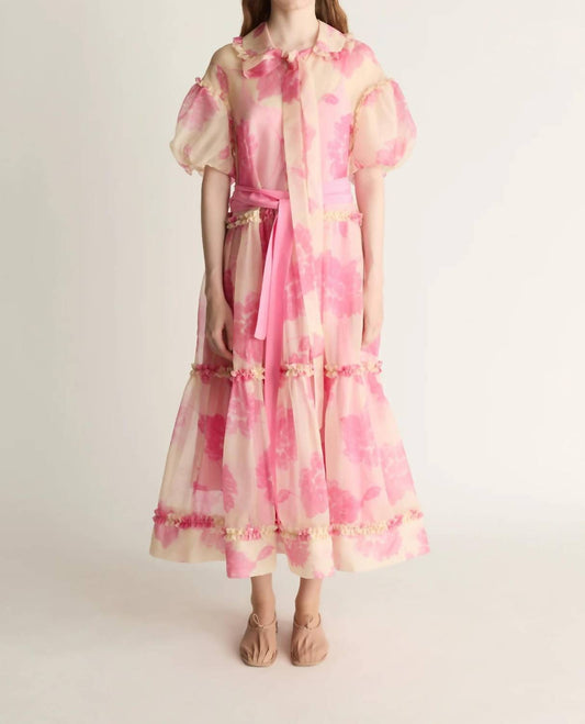 Clementine Silk Organza Maxi Dress