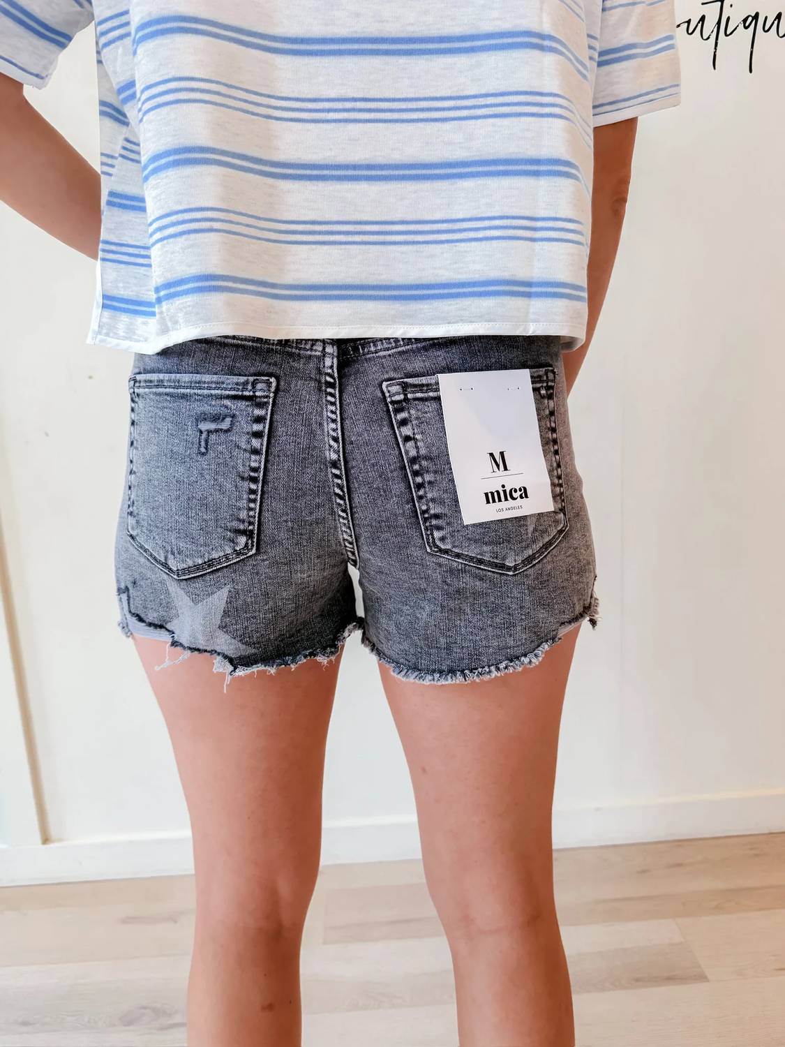 Star Denim Shorts
