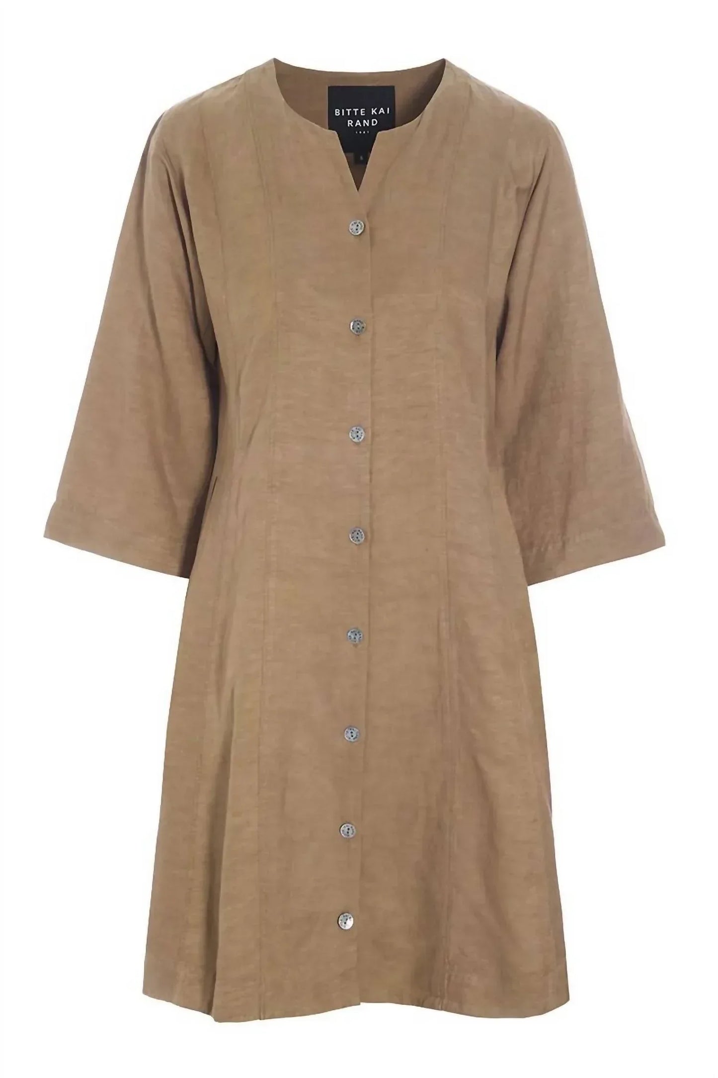 BITTE KAI RAND - Lazy Linen Blend Midi Dress - Rack Hunt