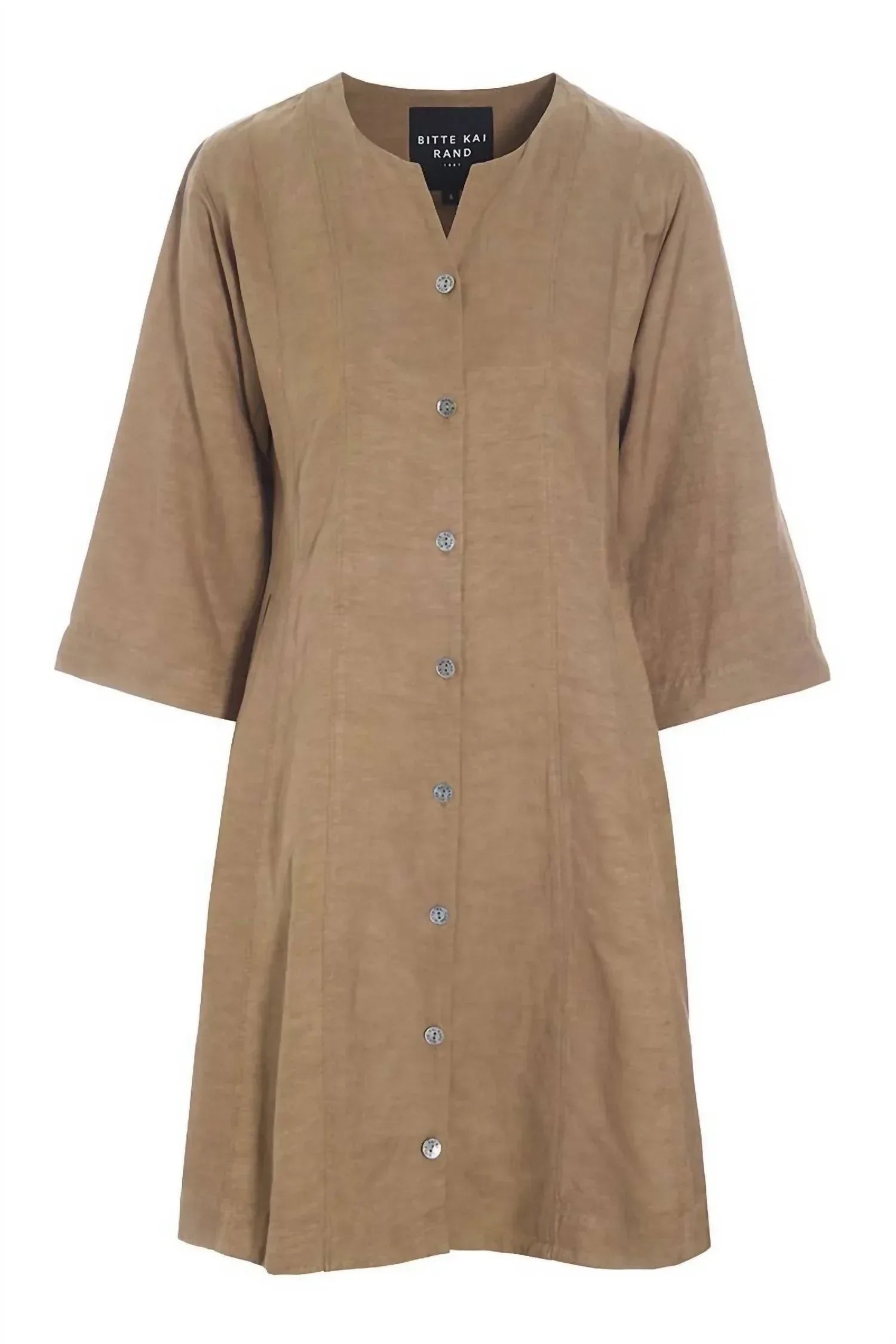 BITTE KAI RAND - Lazy Linen Blend Midi Dress - Rack Hunt