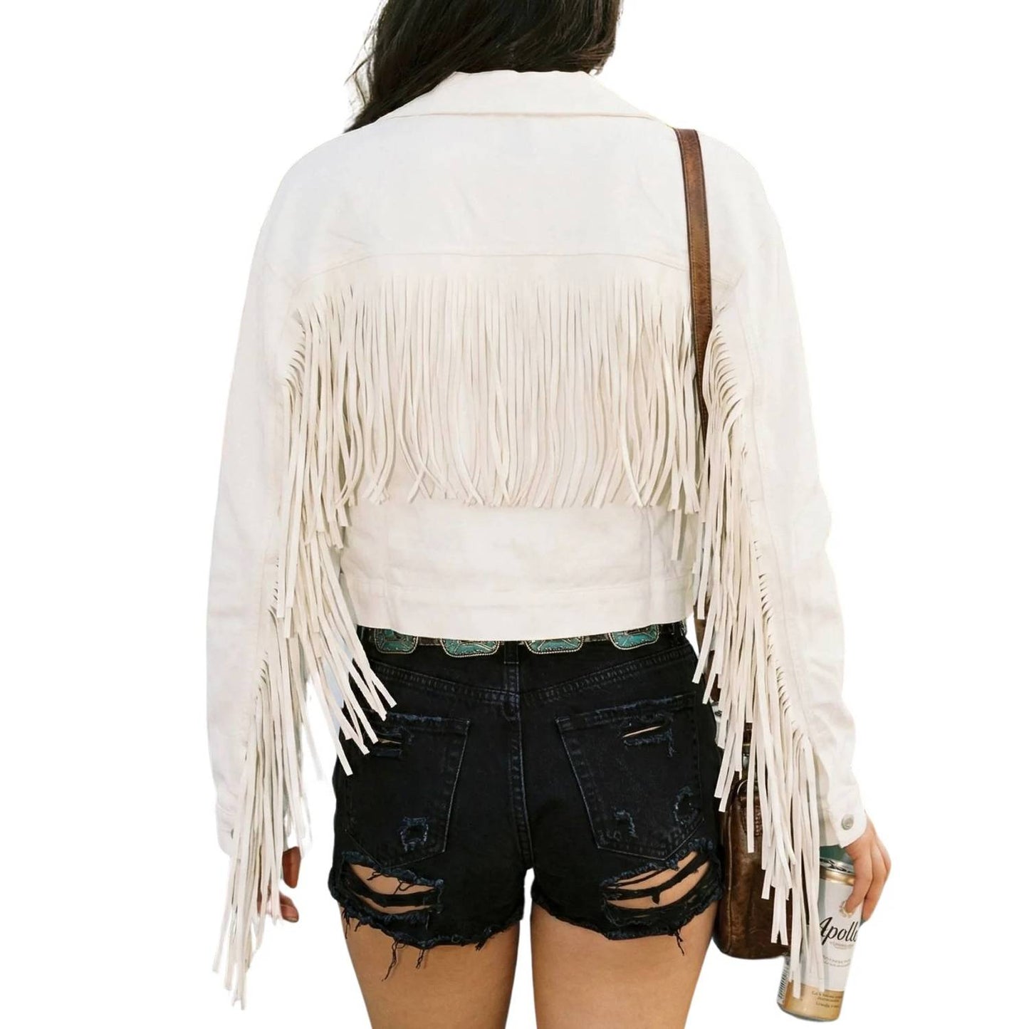 Coachella Fringe Denim Jacket
