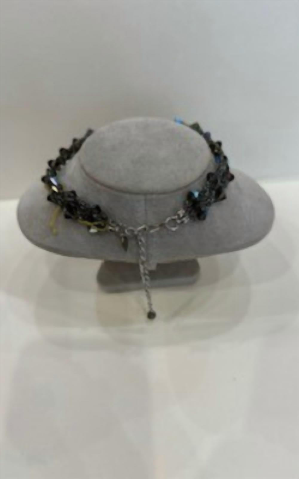 Crystal beaded choker