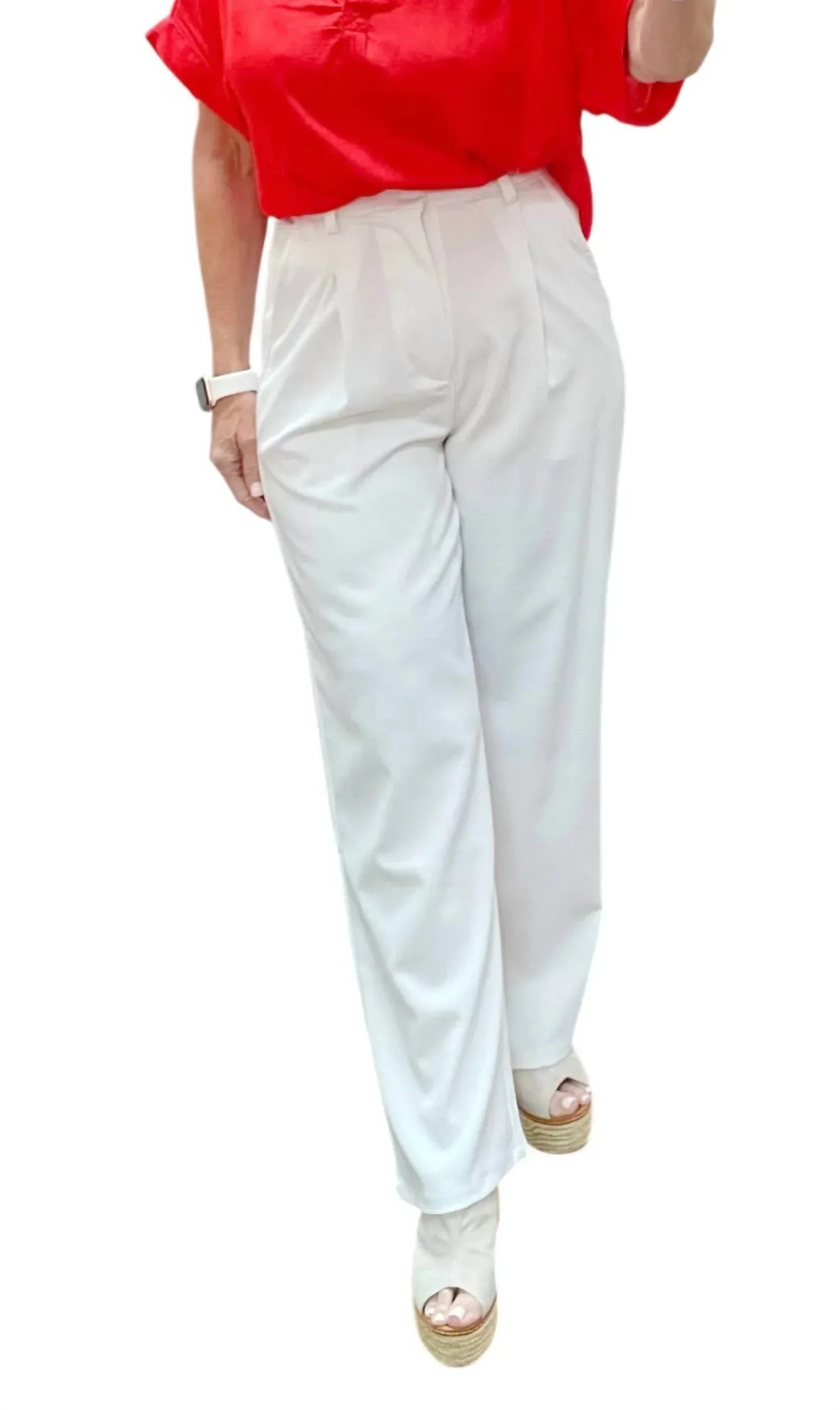 Sweet Habit - Bria Wide Leg Pants - Rack Hunt