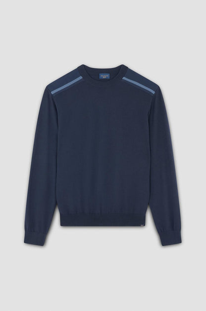 Round Neck High Density Pullover Sweater