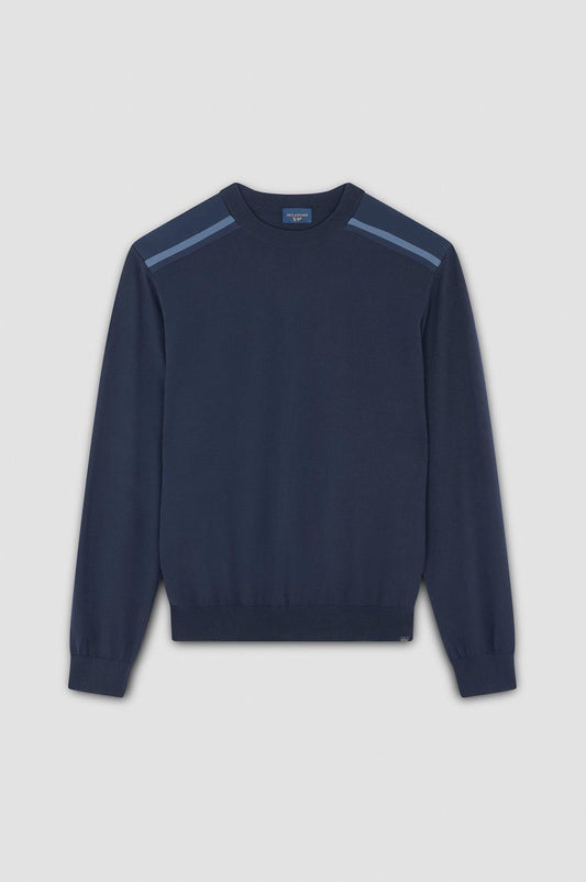 Round Neck High Density Pullover Sweater