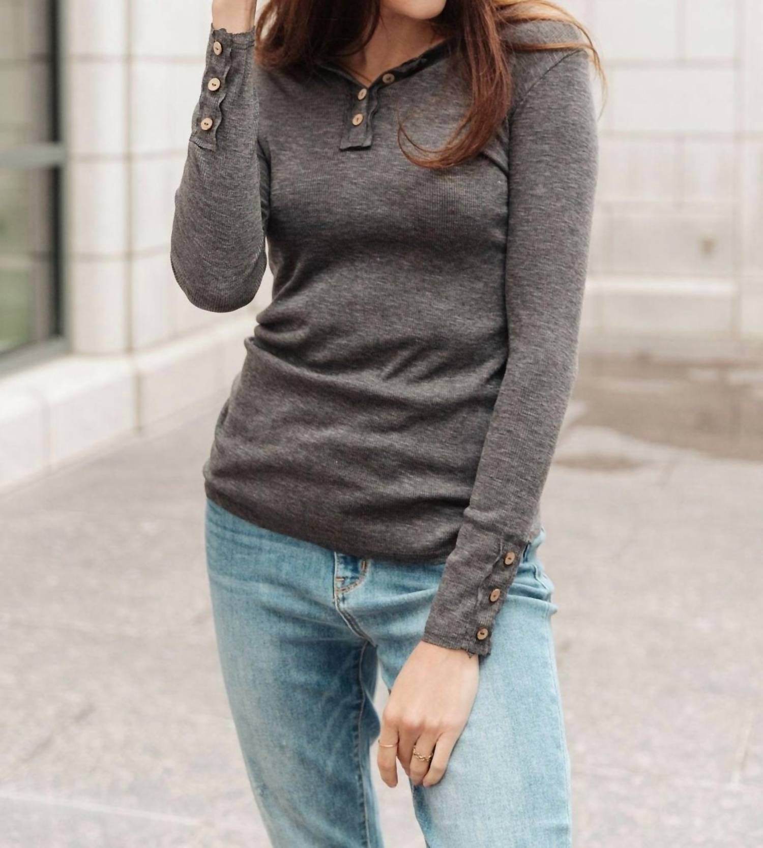 Ave Shops - By The Fireplace Thermal Top - Rack Hunt