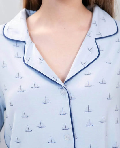 Aspen Dream - Ocean Dreaming Bamboo Pajama Set - Rack Hunt