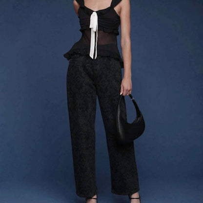 Baroque Wide Leg Jeans