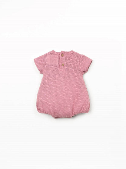 Girls Jersey Bubble Romper