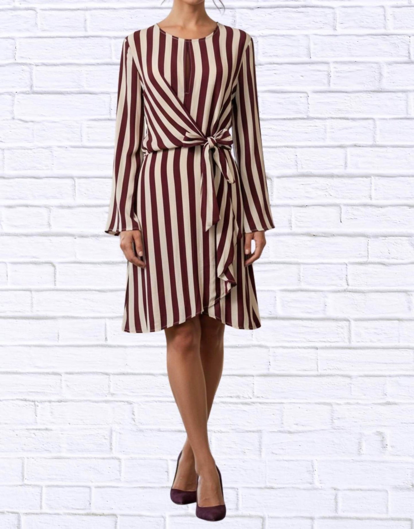 Diva USA - Long Sleeve Wrap Dress - Rack Hunt -