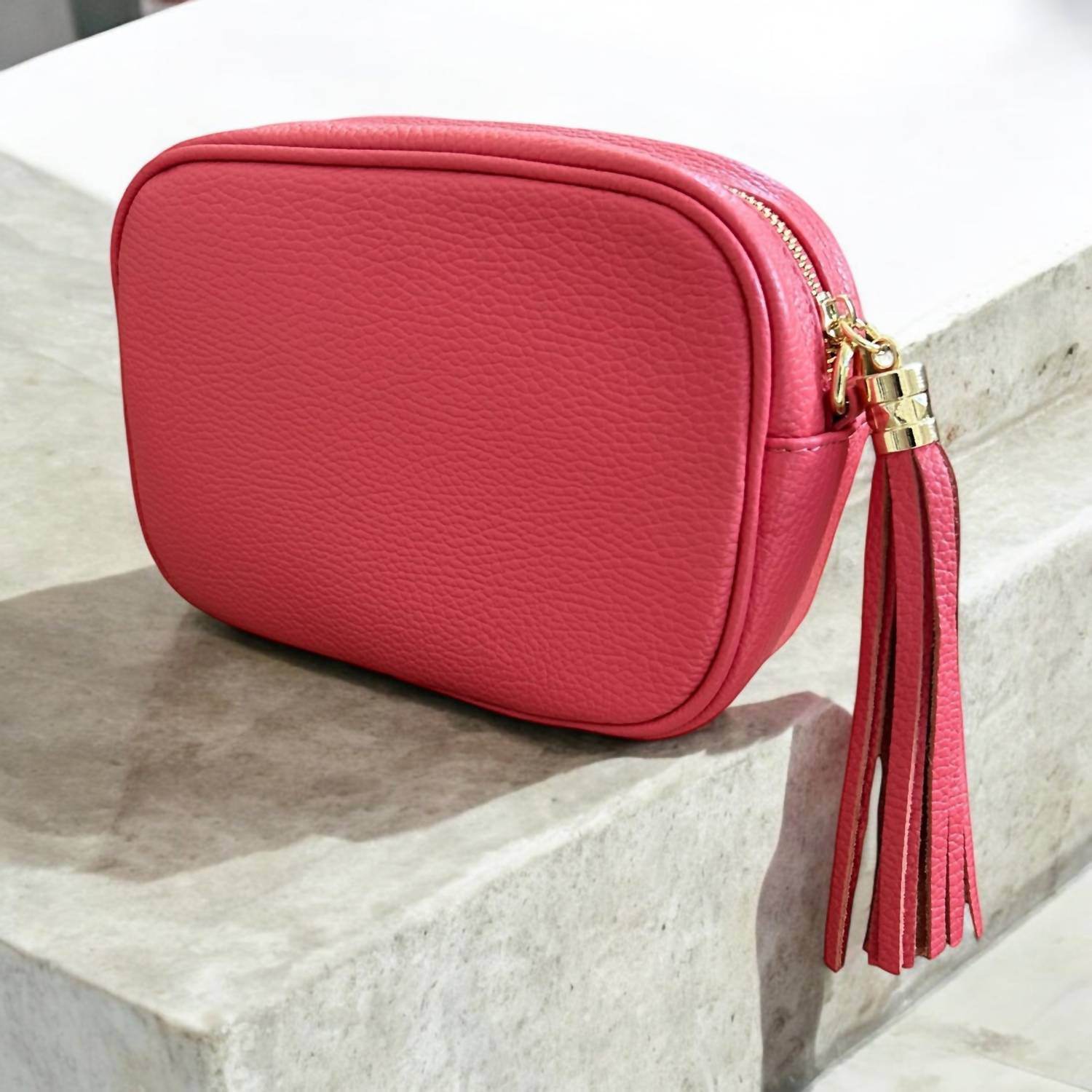 Cadenza Italy - Women's Bianca Leather Crossbody Bag - Rack Hunt -