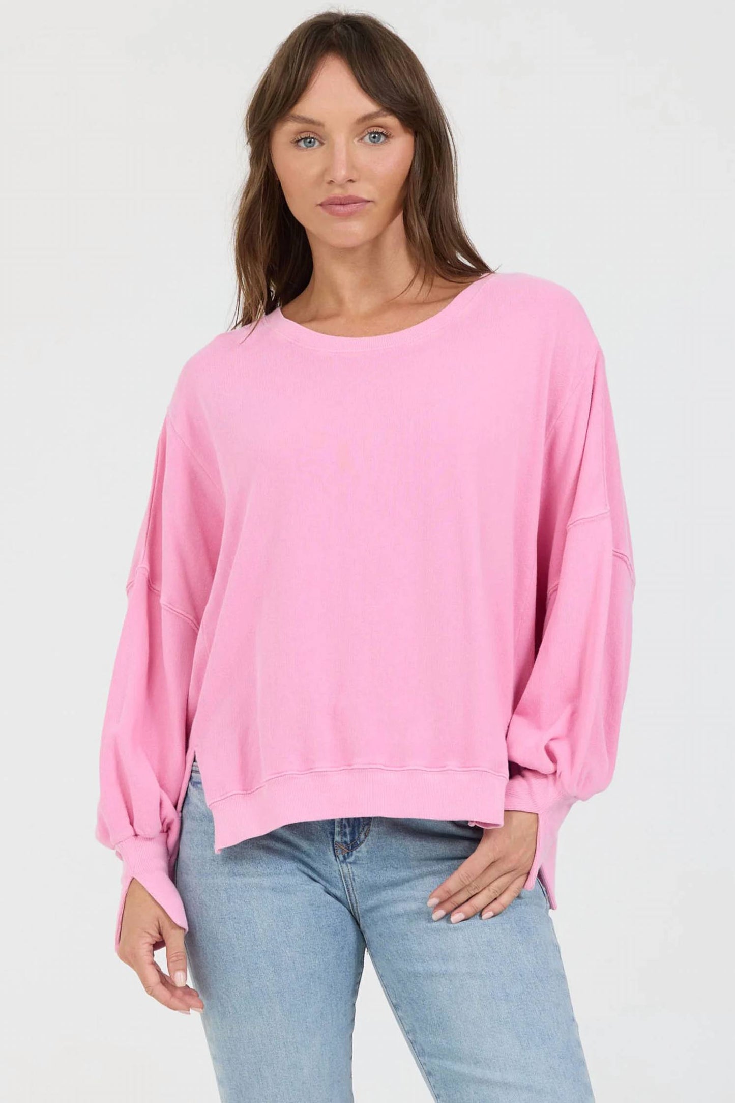 Trenton Balloon Sleeves Sweater - Plus