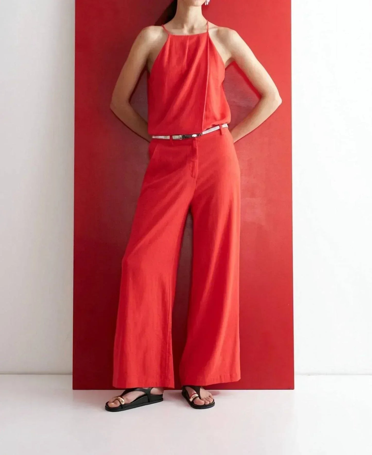 Designs by Lolita - Linen Halter Top - Rack Hunt