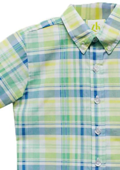 Zuccini Kids - Boy's Alton Garden Plaid Dress Shirt - Rack Hunt